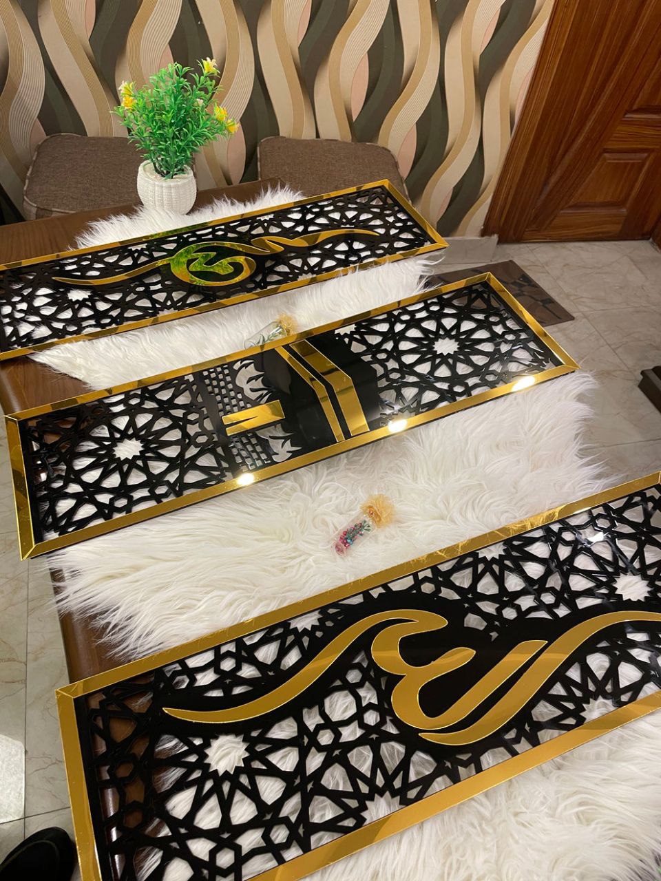 طقم الأعياد 3 لوحات جدارية فاخرة 😍